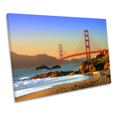 Golden Gate Bridge - Wrapped Canvas Print