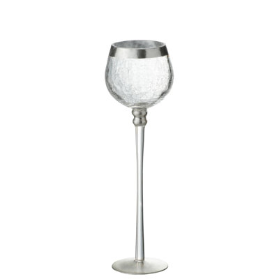 Glass Tabletop Candlestick