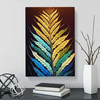 Dumlao Fern Leaf Street - Wrapped Canvas