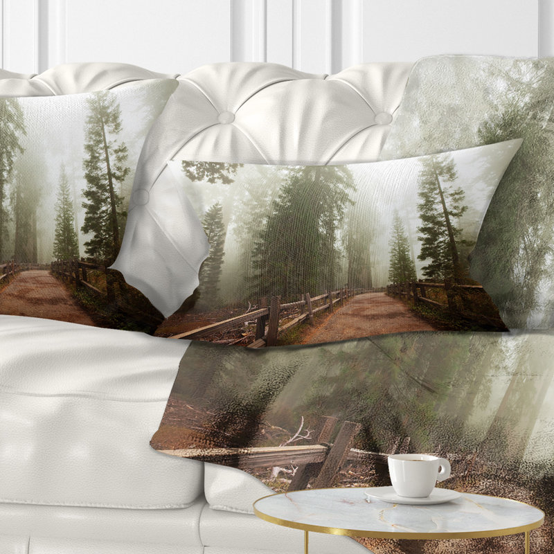 Coussin Foggy Sequoya National Park