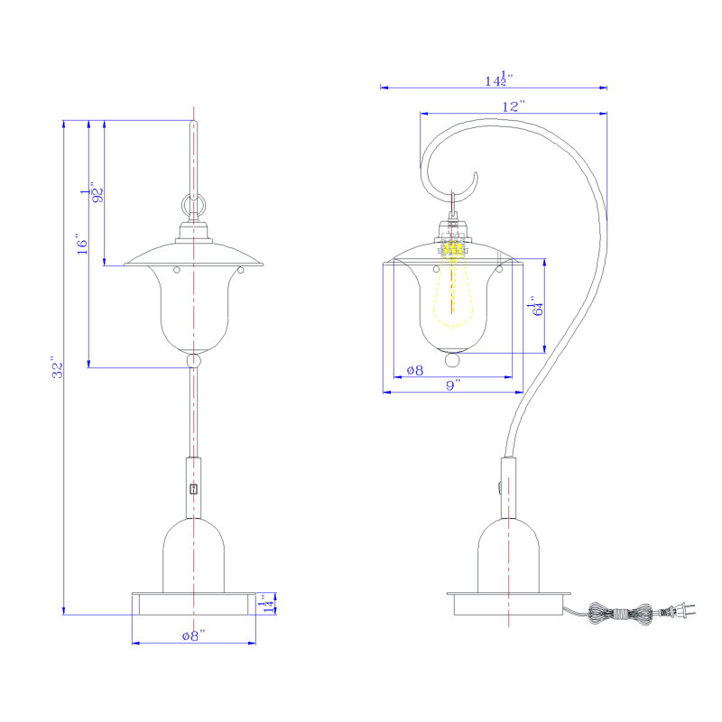 Lampe de table Albertin