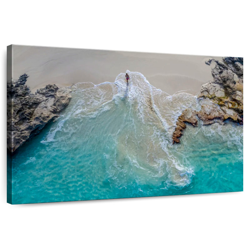 Gillard Blue Coast, île Exuma, H 32 po x l 48 po