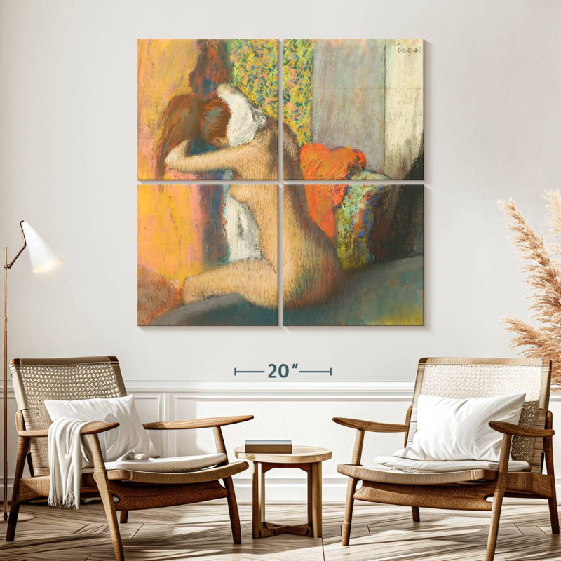 After The Bath 1898, 57" H x 57" W