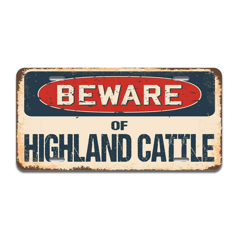 Cadre en aluminium Beware of Highland