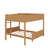 Wooden Bunk Bed With Built-In Storage Shelf & Ladder, With Slat Support, No Box Spring Needed-1237707891