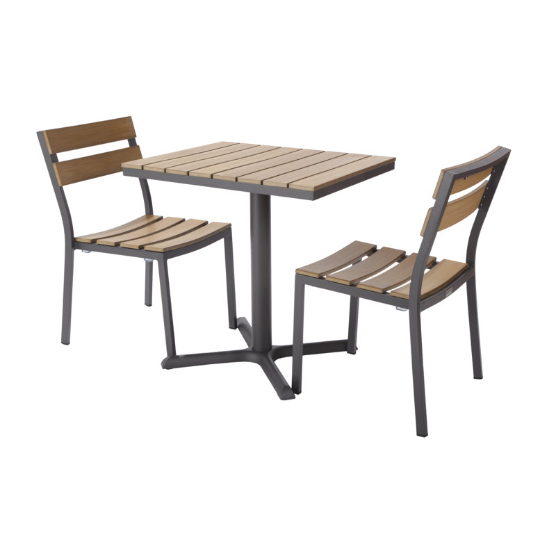 Asher Outdoor 3 - Piece Bistro Set