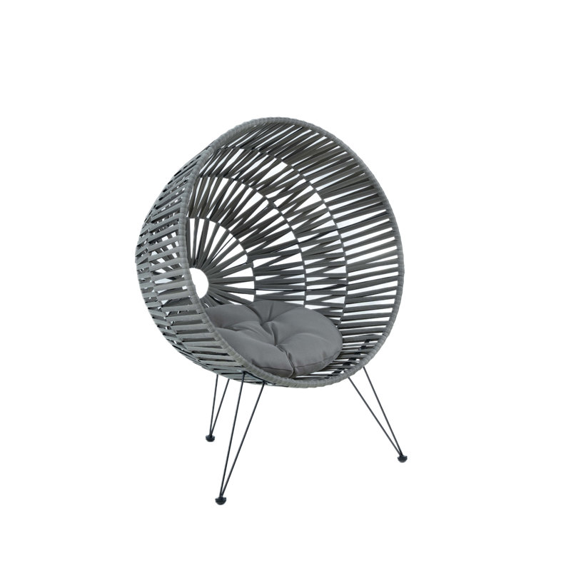  Chaise pour animal de compagnie avec coussin Kingman, Gris