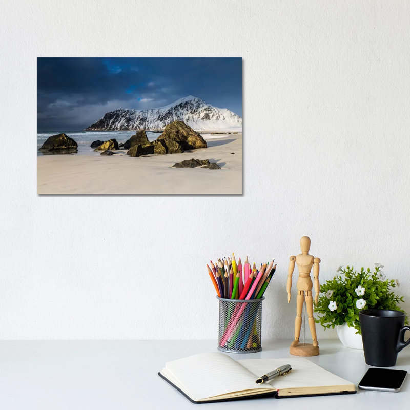Norway, Lofoten, Flakstad I by Mikolaj Gospodarek - Wrapped Canvas Gallery-Wrapped Canvas Giclée, 20.32 cm H x 30.48 cm W
