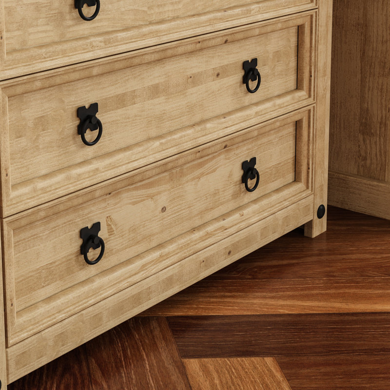 Harold Solid Wood Piece Bedroom Set