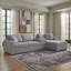 Canapé modulaire 4 pièces avec méridienne et console de rangement Chobanyan-1631325313-1631325312