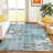 Machine Washable Indoor/Outdoor Molewski ACN2349 Abstract Rug-631018618