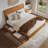 Lamayia Solid Wood Sleigh Platform Bed with Footboard and Storage Drawers-2033809129-2061774705