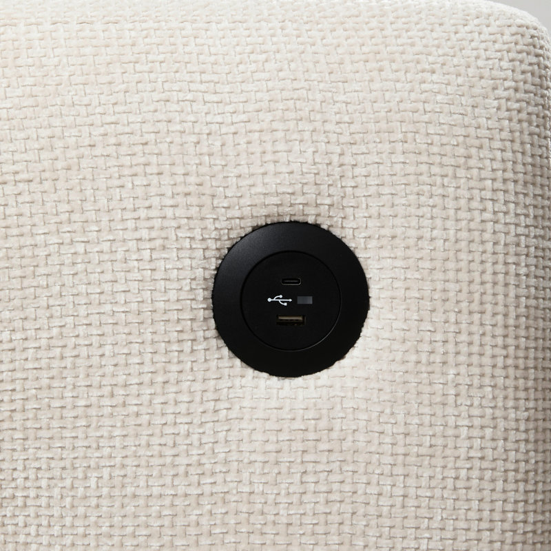 Fauteuil simple en chenille double avec mousse à haute densité, tirette et dossier, pour la vie en appartement, design et détente résidentielle