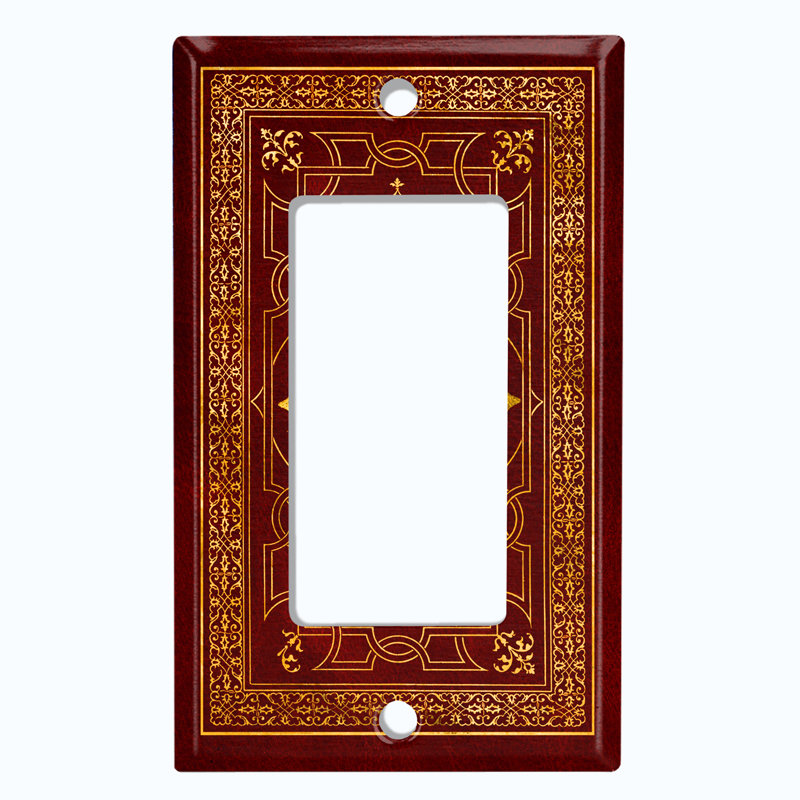 Plaque murale berçante tapisserie 1 bande, Rouge/orange