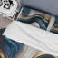Ensemble de housse de couette Abstract Geode Waves Blue I BeddingMicrofiber / Polyester-748562100