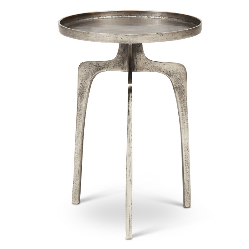 Elements Vinya End Table, Silver