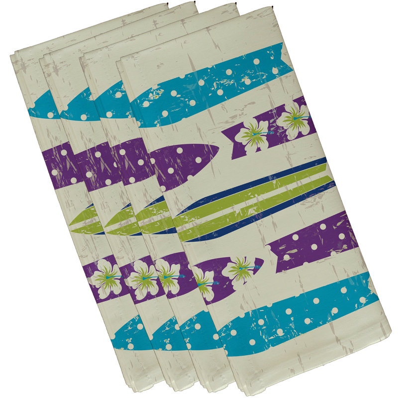 Ensemble de serviettes 4 pièces Valleywood Dean, L 18 po x L 18 po, Mauve