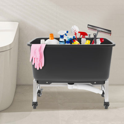 Portable Floor Mop Sink 23.62In(W)*15.75In(D)*19.88In(H)