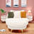 Modern Loveseat Sofa With Metal Trim And Tapered Legs, Individual Spring Wrap Seat Cushion, 3 Throw Pillows, Perfect For Apartment, Living Room, Office-650152783