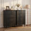 Commode noire à 5 tiroirs-1593021746