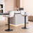 Swivel Adjustable Height Faux Leather Bar Stool-376865813