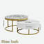 Table basse gigogne moderne avec tiroirs Modern