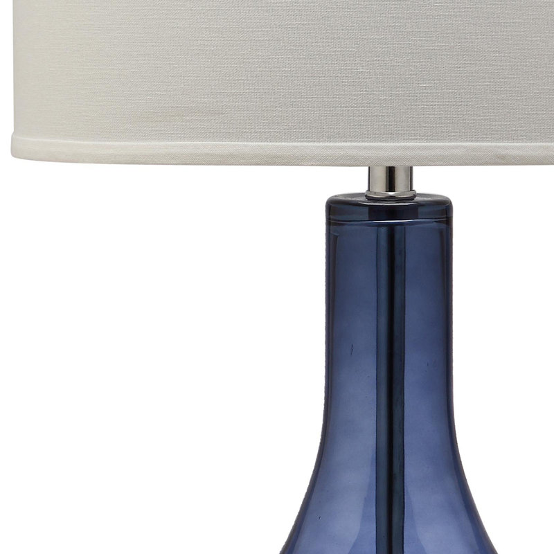 Lampe de table de 34,5 po Barrington, Bleu pâle