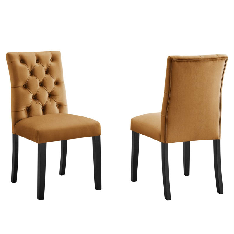 Ensemble de 2 chaises de salle à manger Duchess Performance, Cognac