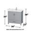 Sheffield 30" No Mirror Bathroom Vanity Set-59388407-59388408-125042102