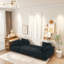 Canapé modulaire en U en velours côtelé avec méridienne, canapé-lit escamotable, 4 coussins de dossier et 2 coussins, canapé convertible moderne pour salon, appartement-801678249