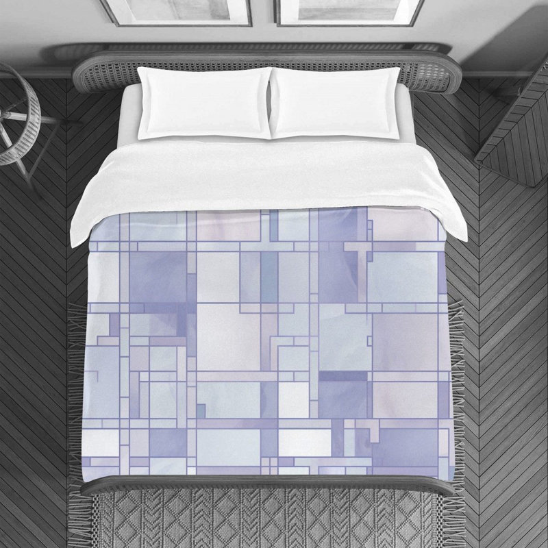 Mondrian Bedding Geometric Duvet Cover 4517, Housse de couette pour lit simple