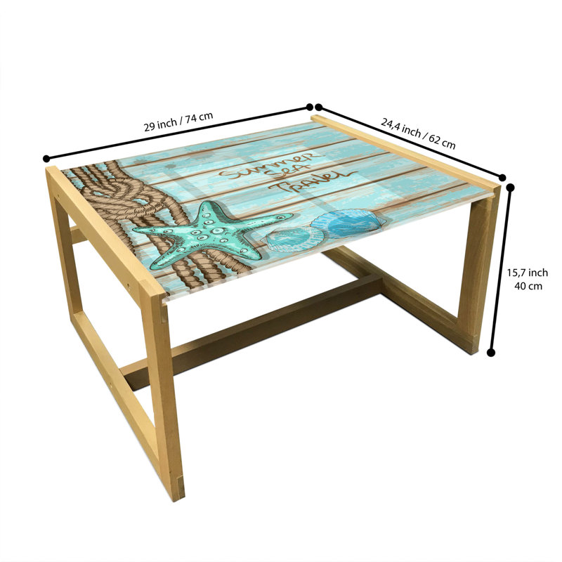Jamescia Sled Coffee Table, 62cm H x 74cm W x 40cm D