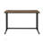 Tyrese Walnut & Black Finish Writing Desk With Built-In USB Port For Modern And Functional Workspaces-87859749