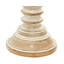 Ensemble de chandelles de table en bois 2 pièces 6 po