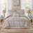 7- Piece Queen Jacquard Comforter Set-128367586