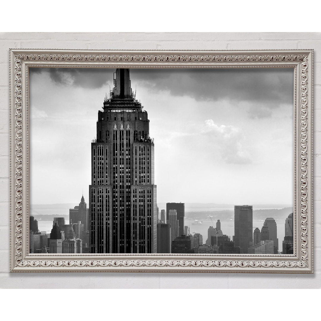 Empire State Building B N W - Druck