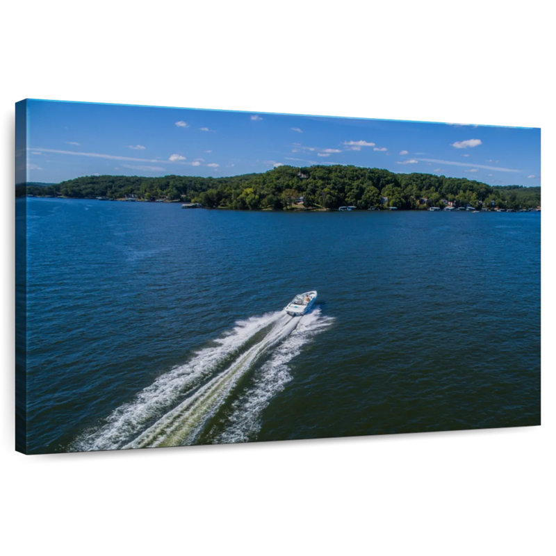 Balade en bateau sur le lac Ozarks, H 30 po x l 45 po