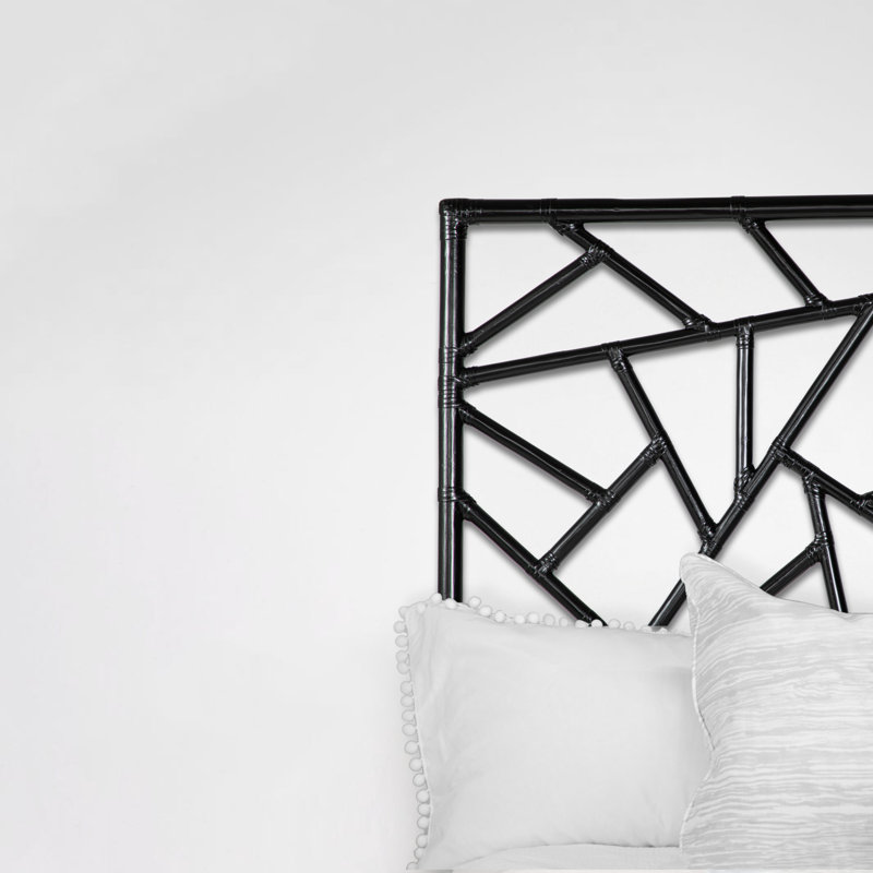 Tiffany Collection Open-Frame Headboard, Black, Twin