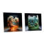 Ensemble de 2 verres muraux modernes en verre Modern Forest-90788470