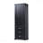 Tall Storage Cabinet With Three Drawers For Bathroom/Office, Black-1766780075