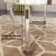 120cm Antique Mirrored Dining Table