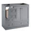 Meuble-lavabo de style Shaker avec rangement spacieux-129220591