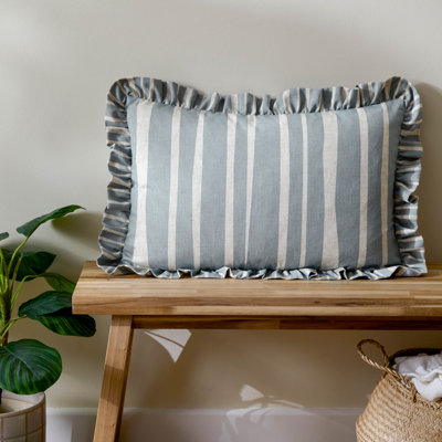 Carmon Stripe Striped Rectangular Throw Cushion