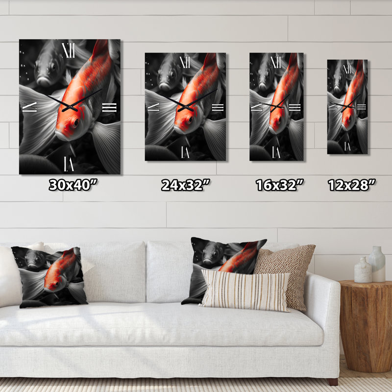 Jeljazko - Animal Fish Modern Wall Clock, Small