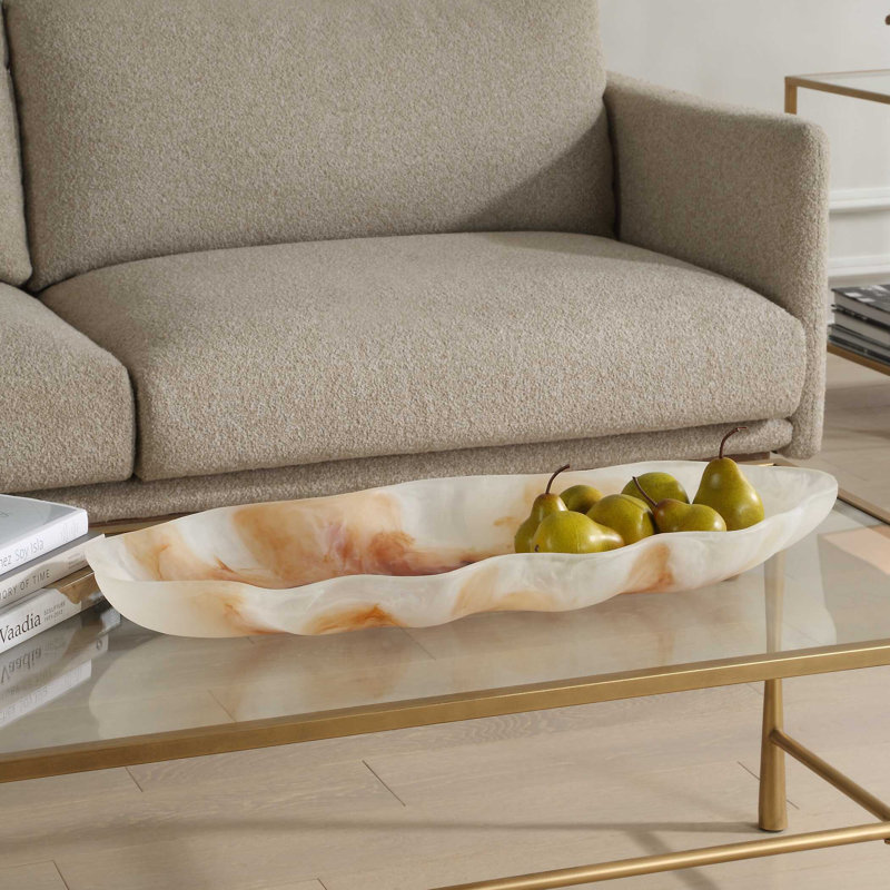 Bol ovale ondulé Uttermost Organic Elegance