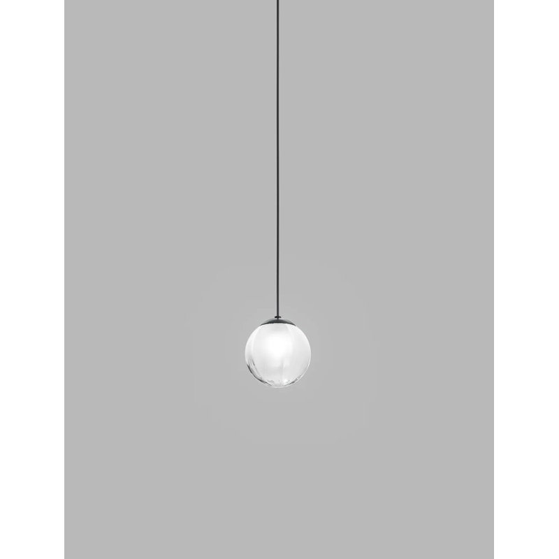 Puppet 1 - Light Pendant, 85" H x 6" W x 6" D, White, Matte Black