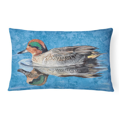 Coussin intérieur/extérieur bleu canard