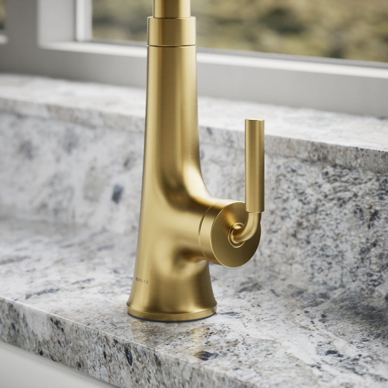 Simplice Touchless Pull-Down Kitchen Sink Faucet with Three-Function Sprayhead, Matte Black