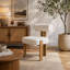 Chaise d'appoint rembourrée sans accoudoirs-131248047