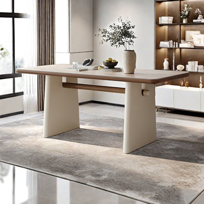Modern simple high-end rectangular dining table